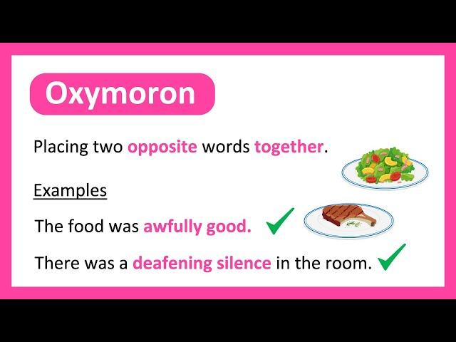 What is an OXYMORON? | Learn with Examples