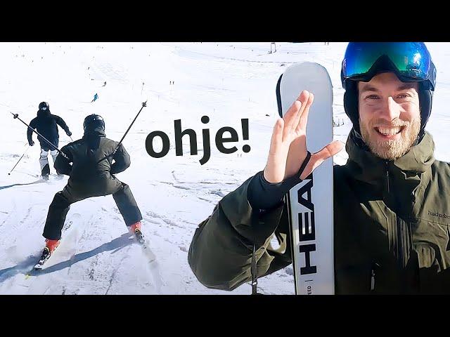 Wie in alten Zeiten: Einfach SKIFAHREN (und Spaß haben) mit @BastianBrutzer91