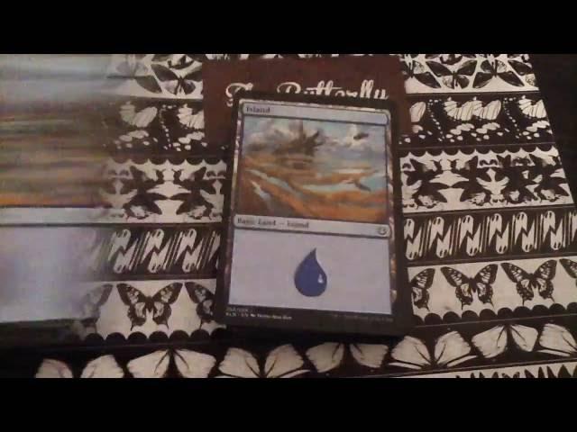 My red&blue MTG deck ( aether hub ,sphinx of magosi , shivan dragon, hanweir battlements,....)