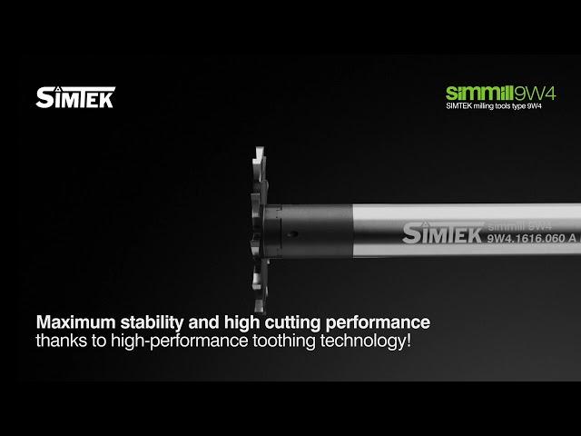 Simmill 9W4   High milling depths with maximum stability! | Cutwel