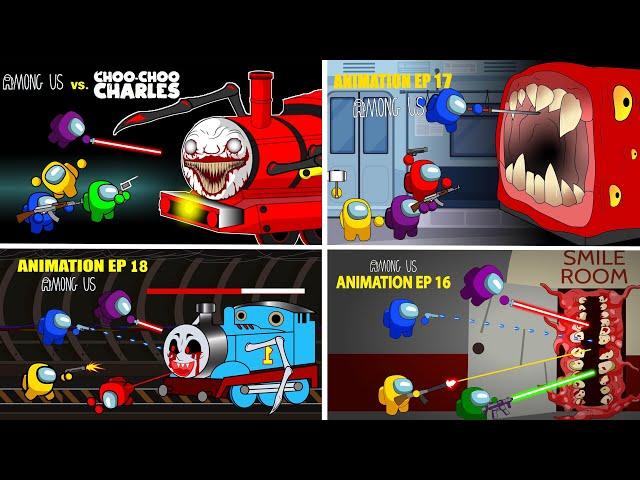 Among Us COLLECTION vs Train Eater, Thomas Exe, Choo Choo Charles, Smile Room - Among Us Animation