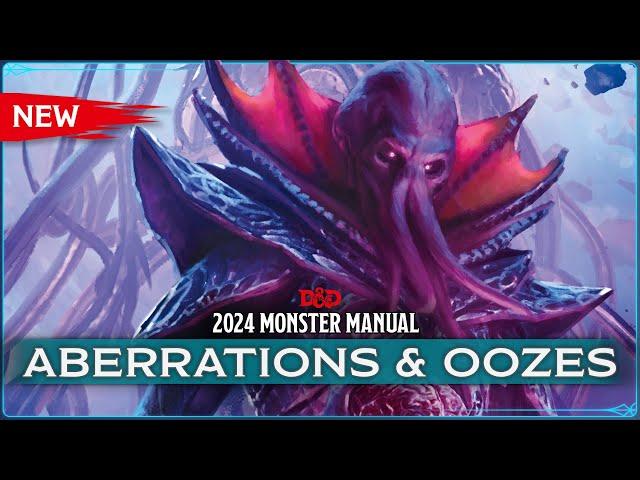 New Aberrations & Oozes | 2024 Monster Manual | D&D