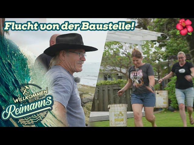  Die Flucht von der Strandhaus-Baustelle! Manu & Bea machen die Fliege |Willkommen bei den Reimanns