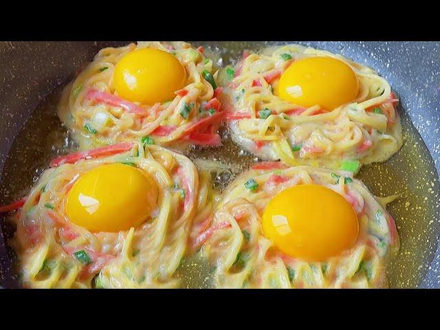 The best way to eat potato egg cake potato  children do not like to eat breakfast  good food has to