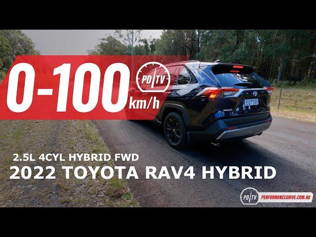 2022 Toyota RAV4 Hybrid (2WD) 0-100km/h & engine sound