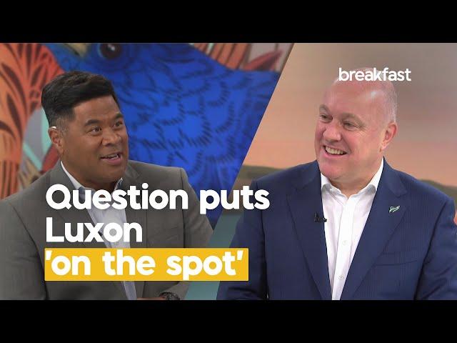 Christopher Luxon asked to rate first year as Prime Minister | TVNZ Breakfast