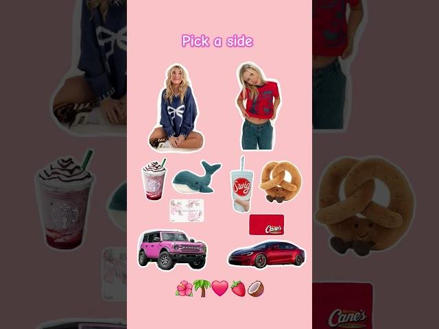 pick a side!! ️ #preppy #fyp #presslee #paislee #trending