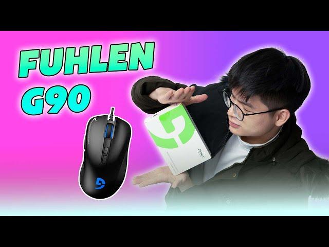 Trên tay nhanh con chuột Gaming Ngon Nhất Fuhlen G90 | LaptopLC