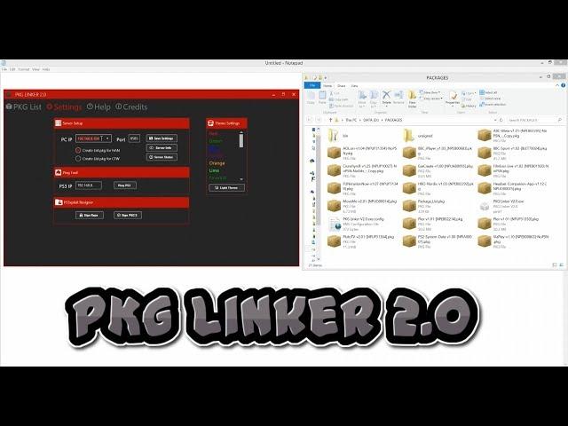 PKG Linker 2.0 First Look, Initial Setup and More! (Xploit 3.0/HAN/CFW)