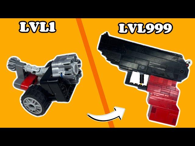 LVL999! Оружие Из Lego По Уровням!