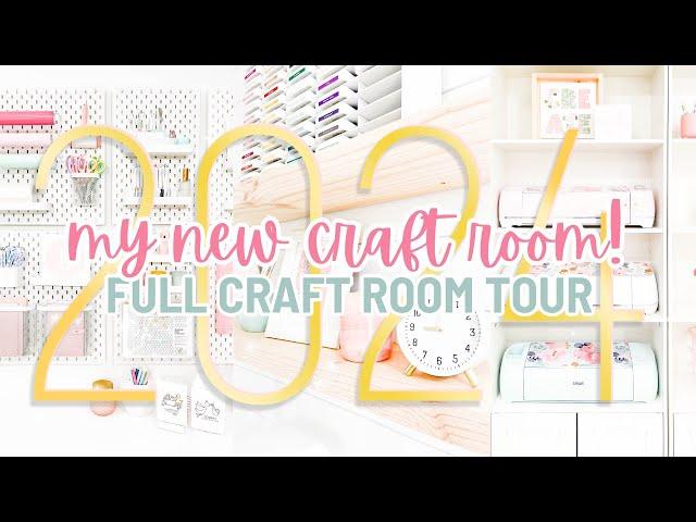 My New Craft Room in My New House! | 2024 Craft Room Tour and Organization Inspiration