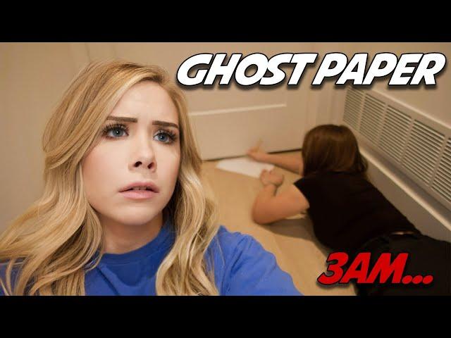 DO NOT TRY THE GHOST PAPER CHALLENGE AT 3 AM...