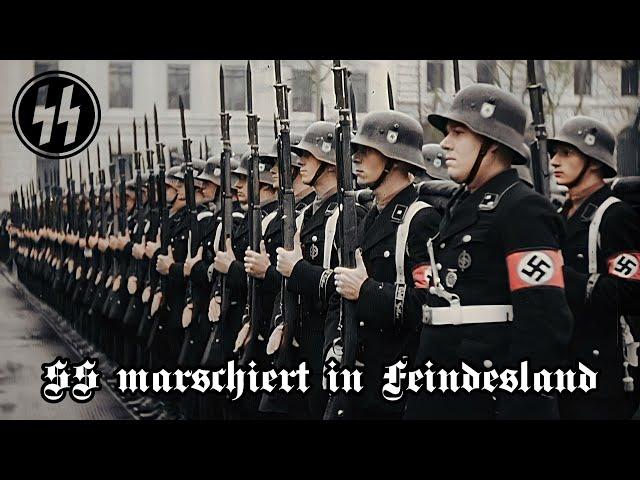 SS marschiert in Feindesland (Teufelslied) [German + English Lyrics]