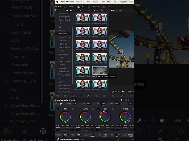 5 step iphone film look in DaVinci Resolve (color grading tutorial)