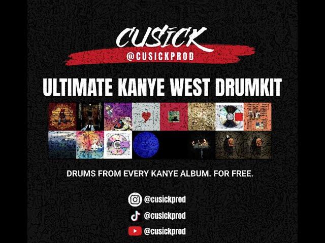 [FREE] The ULTIMATE Kanye West Drumkit (sounds from EVERY album)