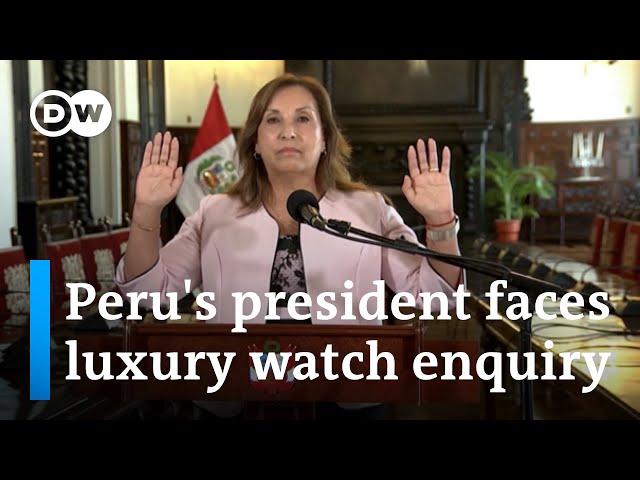 Peru's president says she's not resigning despite corruption allegations against her | DW News