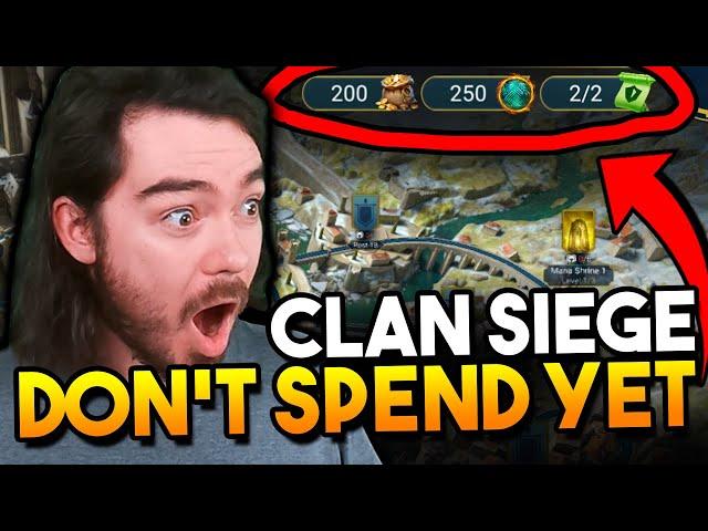 SIEGE IS LIVE!!! BUT DON'T RUSH IN DAY 1!!! | Raid: Shadow Legends