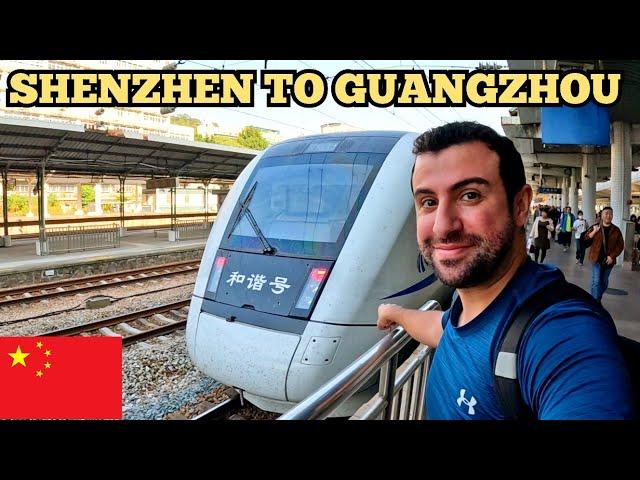 SHENZHEN to GUANGZHOU: High-Speed Train Adventure | China Vlog 