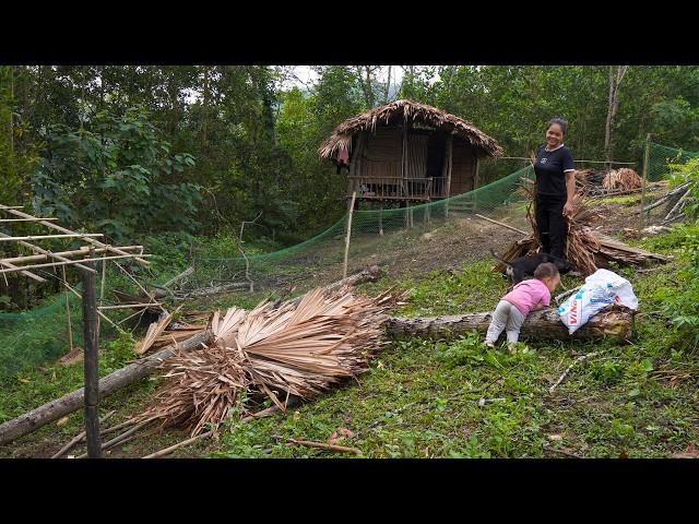 Tieu Ca and I completed the chicken coop - Tieu Ca Binh