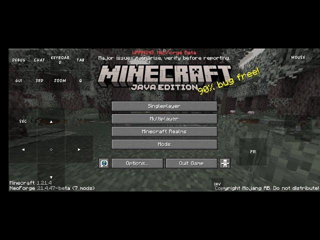 English PojavLauncher (Minecraft: Java Edition for Android)