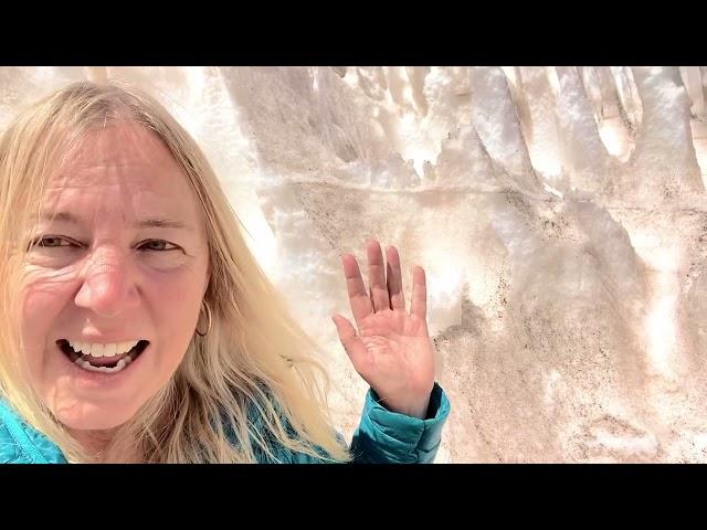 Aconcagua-giant Penitentes in Andes mountains#snow #explore #mountains #adventure #art #nature