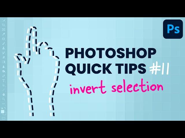 Photoshop Invert Selection #shorts