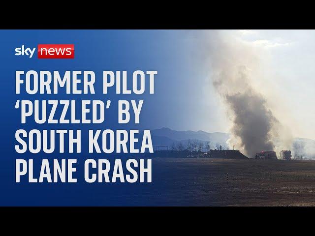 Ex-pilot questions why plane was "going so fast on runway without any wheels" | South Korea