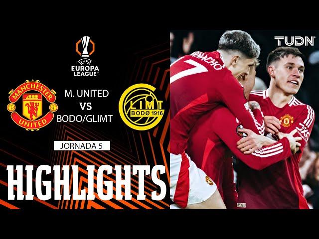 HIGHLIGHTS - Manchester United vs Bodø/Glimt | UEFA Europa League 2024/25 | TUDN