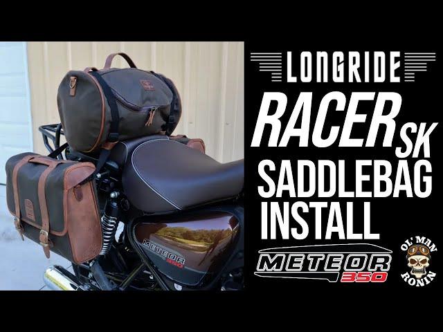 LONGRIDE Racer SK "Sidekick" Saddlebag Install Royal Enfield Meteor 350 | Ol' Man Ronin (S5,E1)