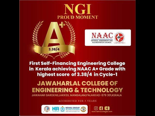 Glimpse of NAAC Peer Team Visit at Jawaharlal College of Engineering and Technology