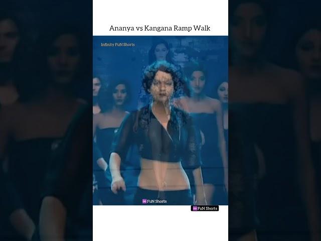 Kangana vs Ananya #edit #bollywood #fashion #rampwalk #model #song #shorts #viralshorts