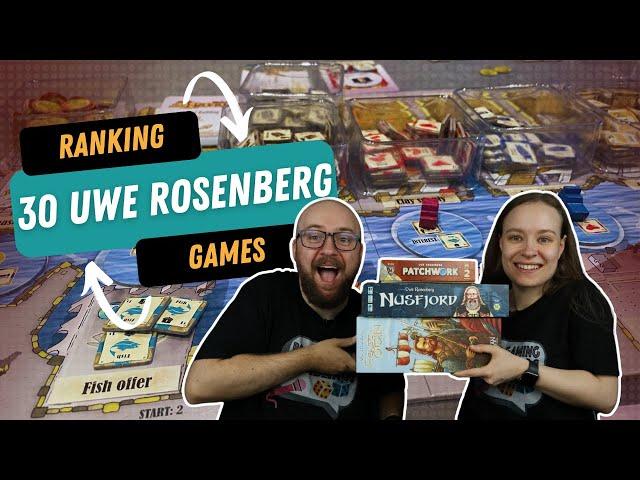 30 Uwe Rosenberg games ranked from worst to best!