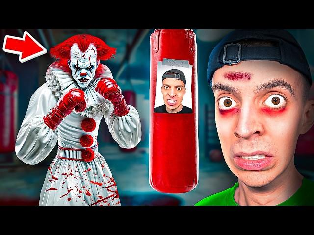 HORROR CLOWN will BOXKAMPF gegen MICH machen! 