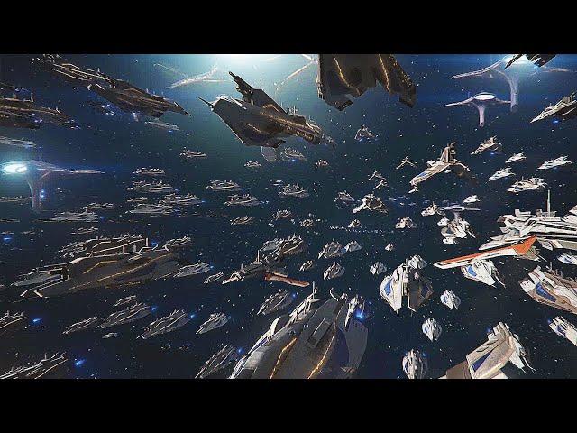 Battle of the Milky Way - Epic Space Battle - Mass Effect Legendary Edition Ending