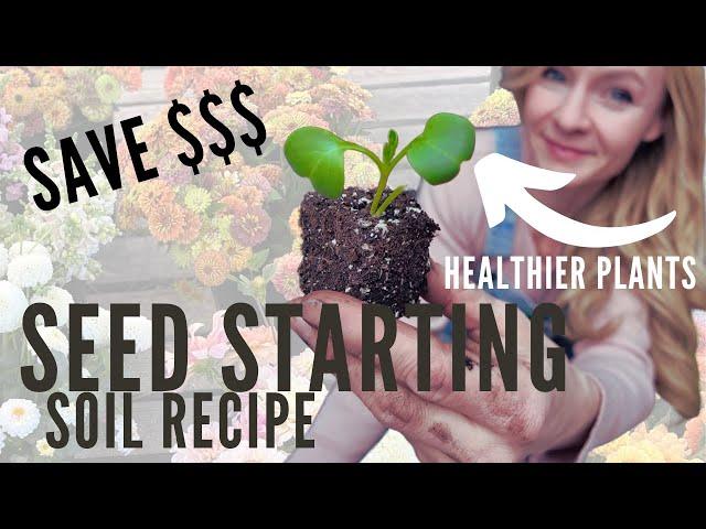 DIY seed starting recipe for soil blocks or trays (peat free!)