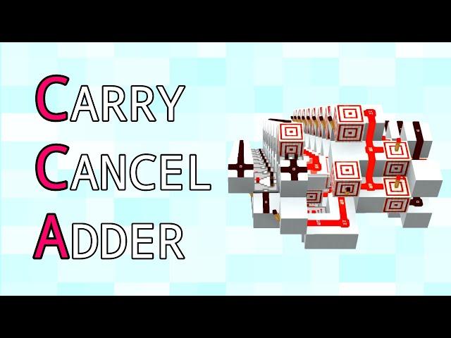 Minecraft 4-tick CCA (Carry Cancel Adder) Tutorial | Advanced Diagonal Redstone