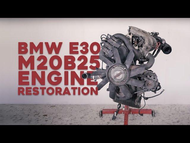 BMW E30 M20B25 Engine Rebuild in Stunning Time-Lapse!