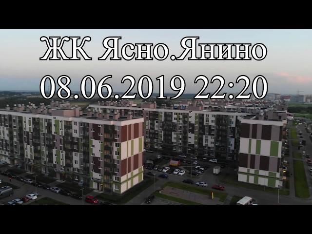 Ясно.Янино 08.06.2019 с высоты птичьего полета