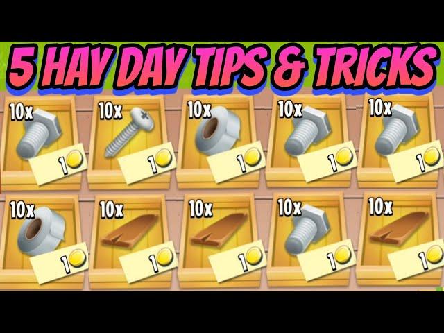 5 Hay Day Tips and Tricks you must know in 2025 | No Hack, No Mod Apk, No Glitch, No Cheat