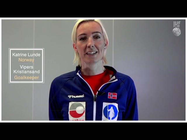 Message from Katrine Lunde | IHF Youngsters' Training Diary | IHF Education Centre