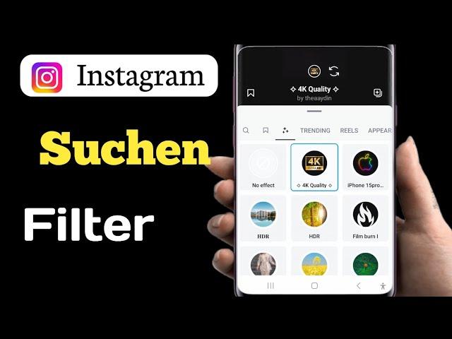 So suchen Sie Filter auf Instagram Reels ||Story-Effekt auf Instagram| Reels-Effekt