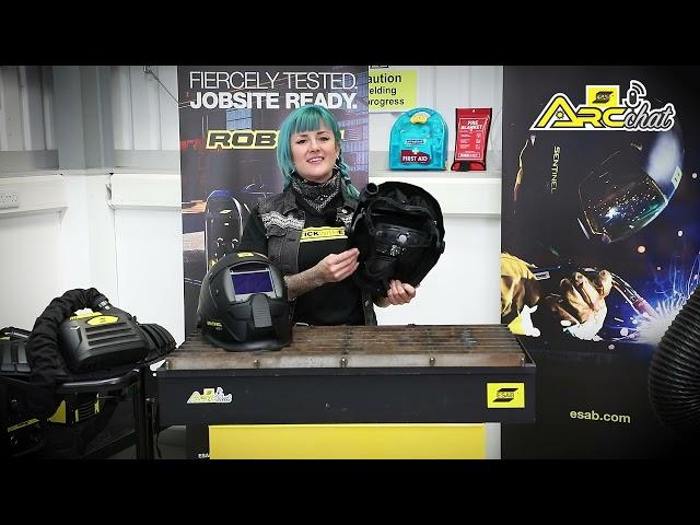 Introducing ESAB Sentinel A60 Air - Air-Fed Welding Helmet and PAPR