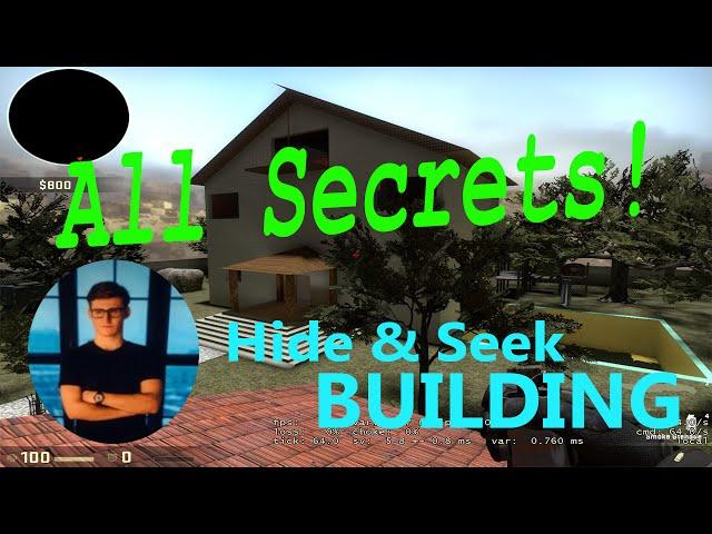 CS:GO Hide & Seek Building All Location, Secrets, and Teleports!