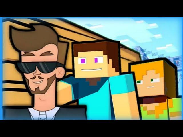 Alex And Steve Life Minecraft Animation - Coffin Dance Song (Ozyrys Remix) SEASON 6