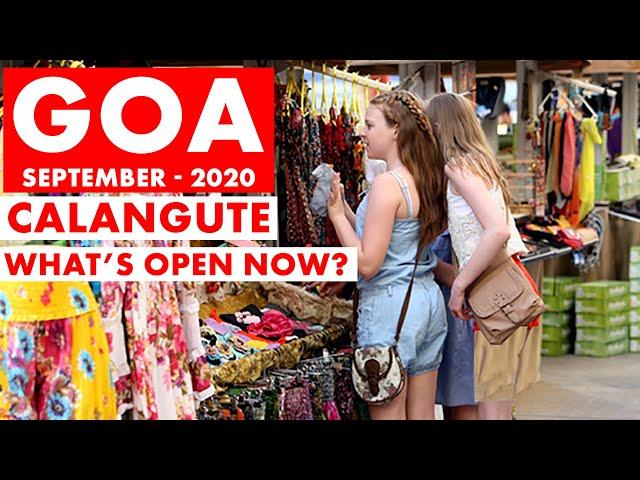 Goa Vlog | September - 2020 | Calangute Market - After Lockdown | Calangute Beach Road