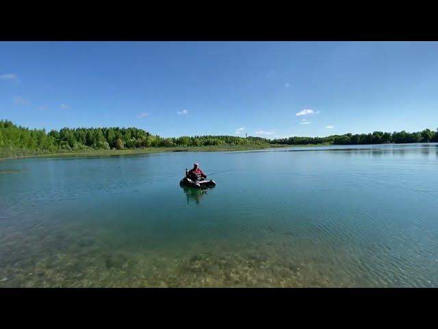 Плотик «ОНДАТРА» взгляд с берега!!!