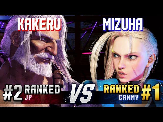 SF6 ▰ KAKERU (#2 Ranked JP) vs MIZUHA (#1 Ranked Cammy) ▰ High Level Gameplay