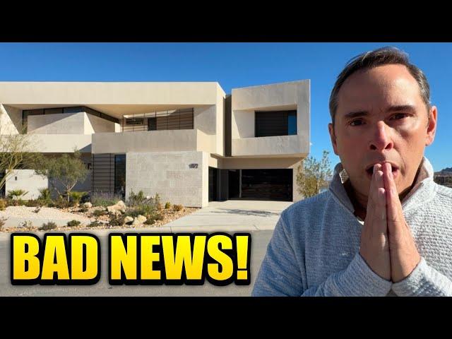 Las Vegas Homes For Sale - Bad News!