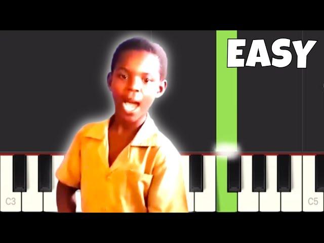 It's a Beautiful Day - EASY Piano Tutorial - Thank You For Sunshine Song