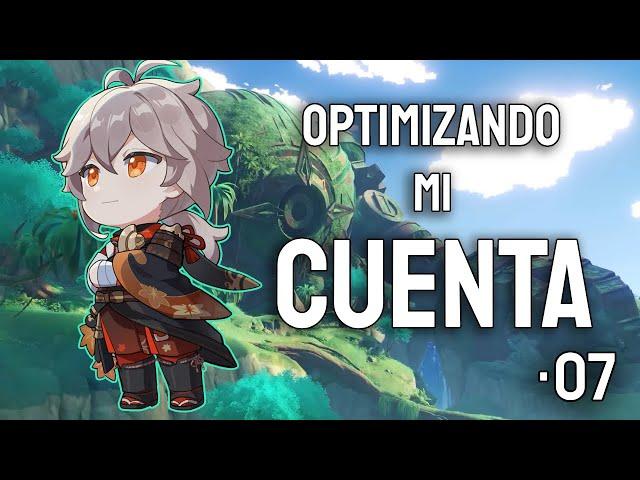 OPTIMIZANDO MI CUENTA #07 | NAHIDA + ARMA LVL 80 - Genshin Impact